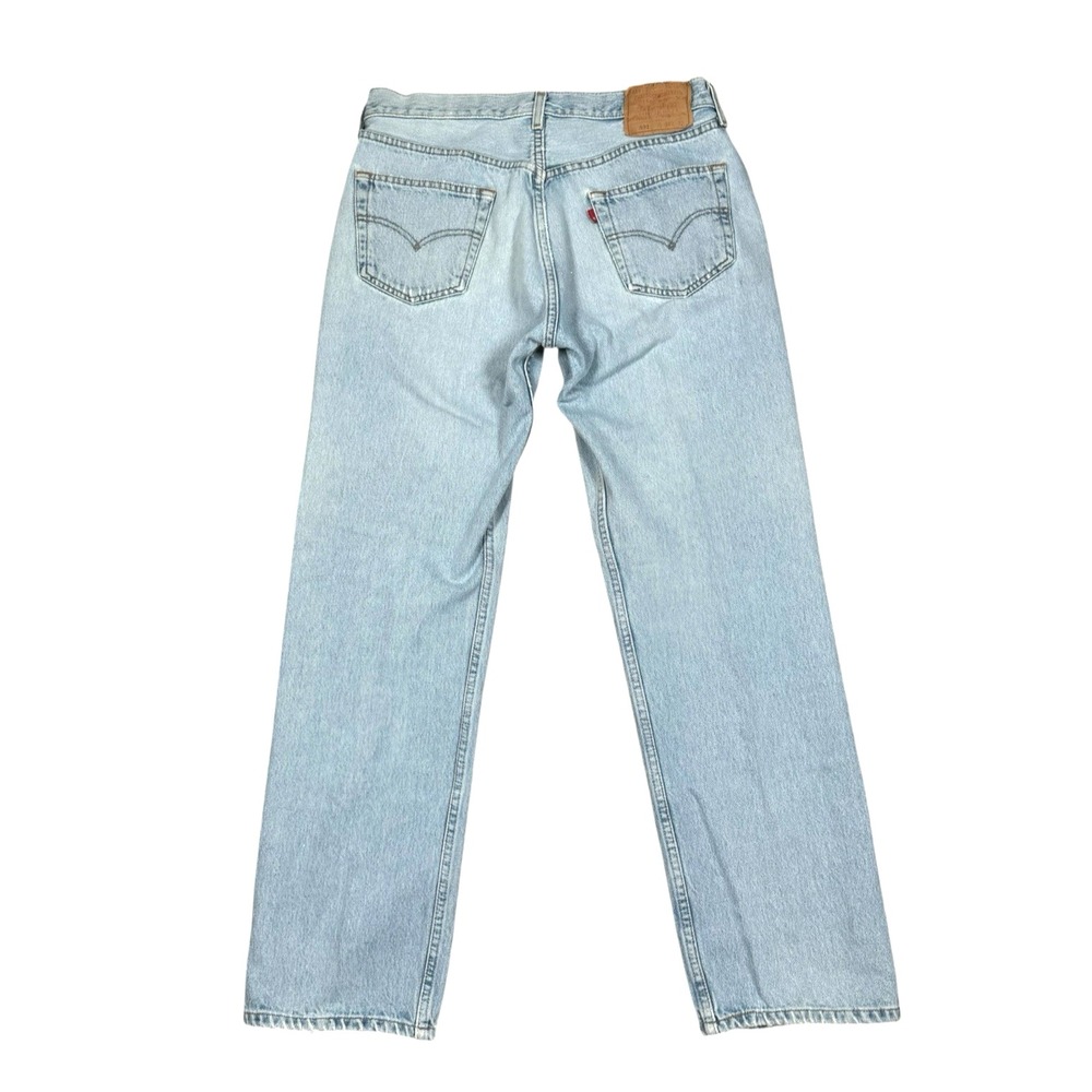 Vintage Levi's 501 Light Wash Jeans Button Fly 501-0134 Sz 33x30 (actual) Mexico
